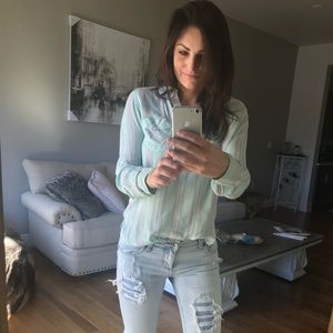 🌟LAST CHANCE🌟 Express Striped Blouse